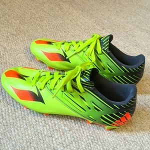 adidas Neon Green & Orange Soccer Cleats